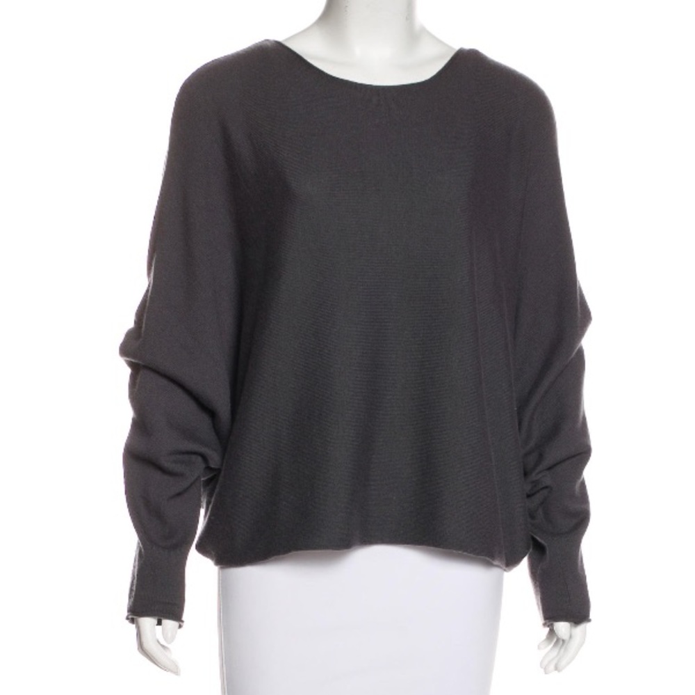 The Row Grey Oversized Dolman Sweater